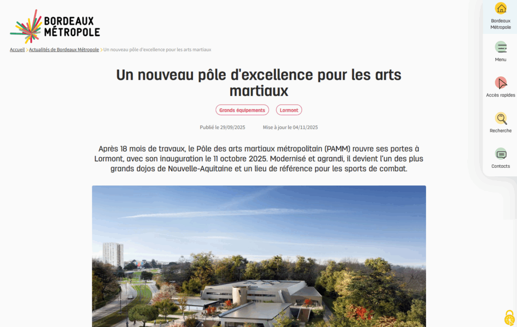 extrait article bordeaux métropole